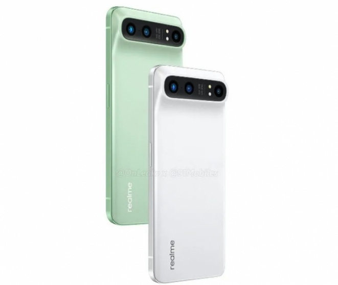 Realme GT 2 Pro new Realme GT 2 Pro back camera view in two colors