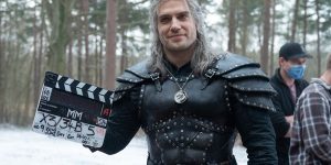 The Witcher Season 2 Geralt of Rivia on the set
