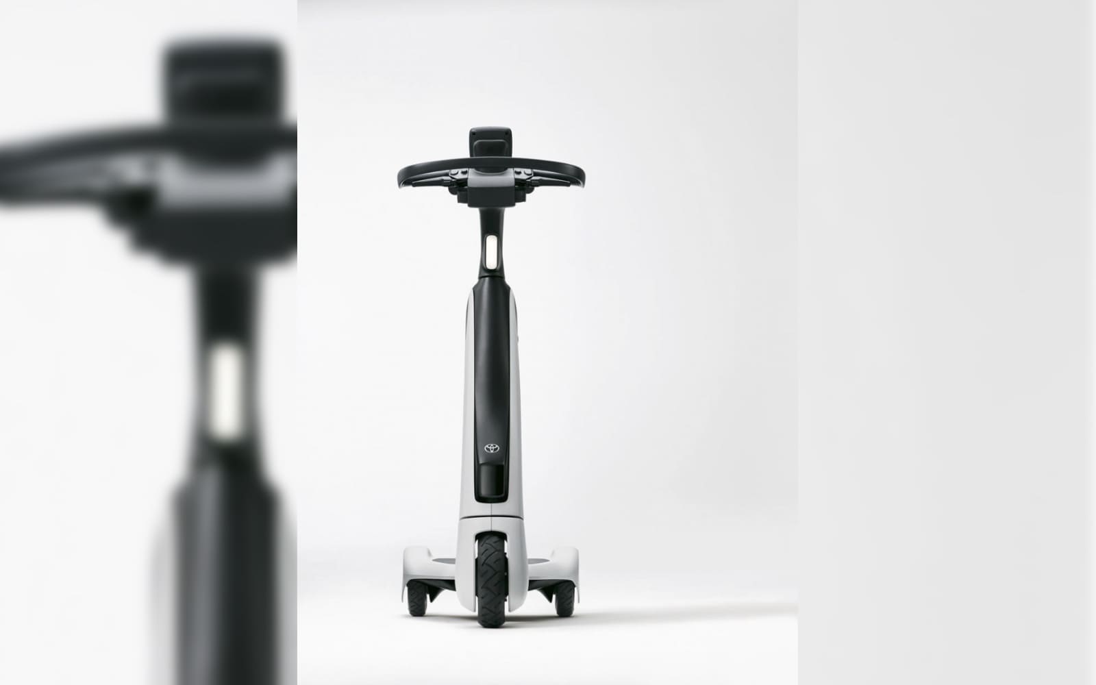 Electric Toyota C + Walk T scooter front view