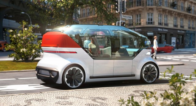 Volkswagen unveils its OnePod robot taxi
