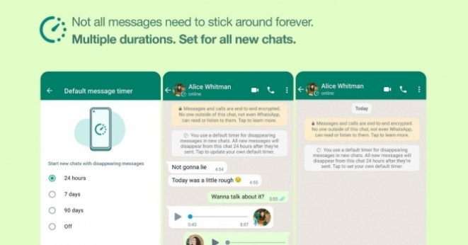 How to turn on disappearing messages on WhatsApp default How to turn on disappearing messages on WhatsApp by default