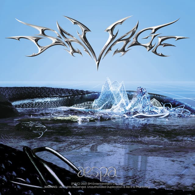 Aespa 1st mini album titled "Savage" Album cover photo
