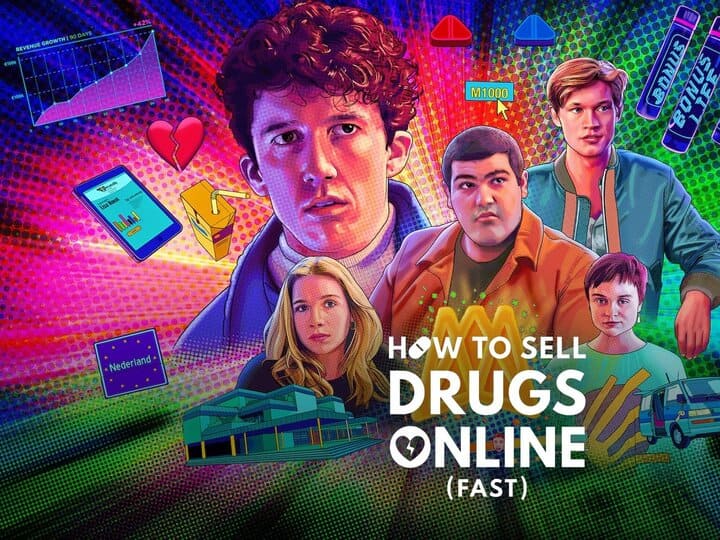 how to sell drugs online fast series cast poster