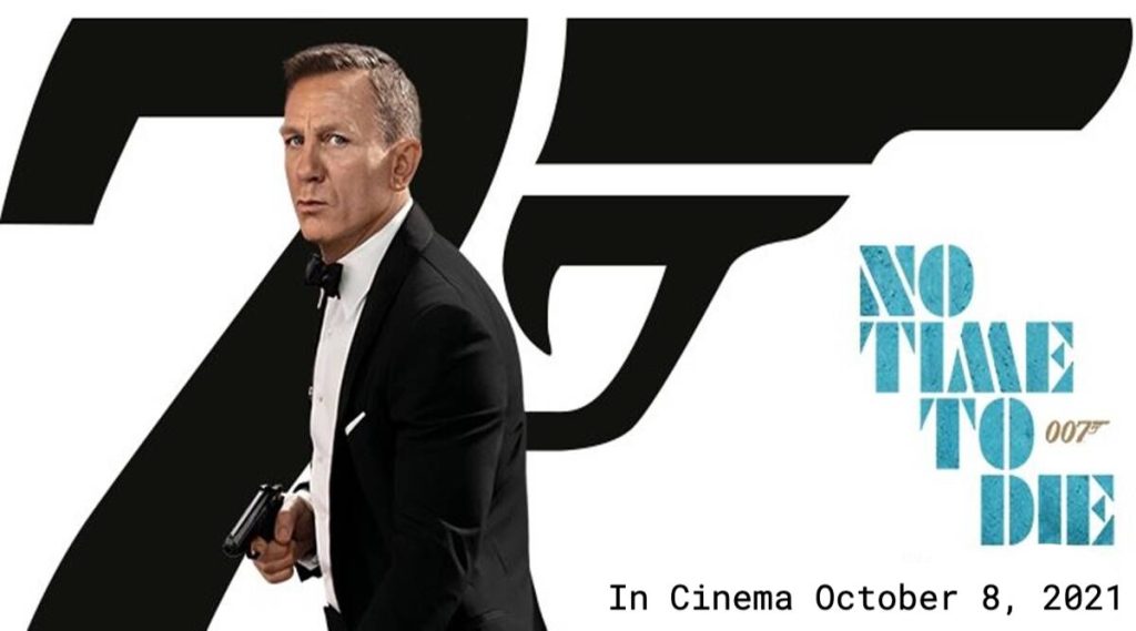 James Bond movie No Time To Die poster