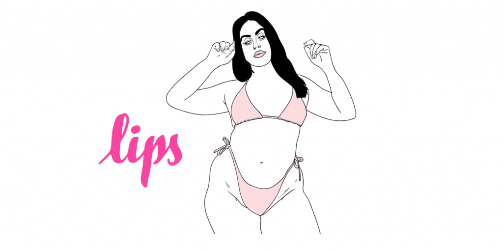 Lips feminist social network