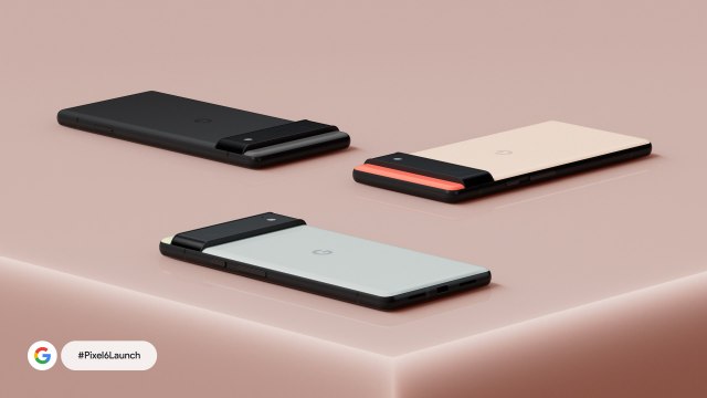 Pixel 6 and Pixel 6 Pro three colors phones