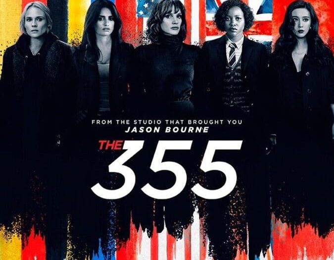the 355 movie poster cast
